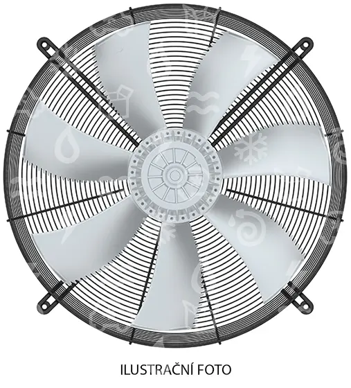 ventilátor sací, d = 1000 mm, 3~400V, 50 Hz, 8 pol, FC, Ziehl-Abegg FC100-MDS.7M.V7 (107152E)